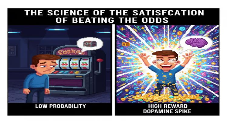 The Science of the Satisfaction of Beating the Odds.